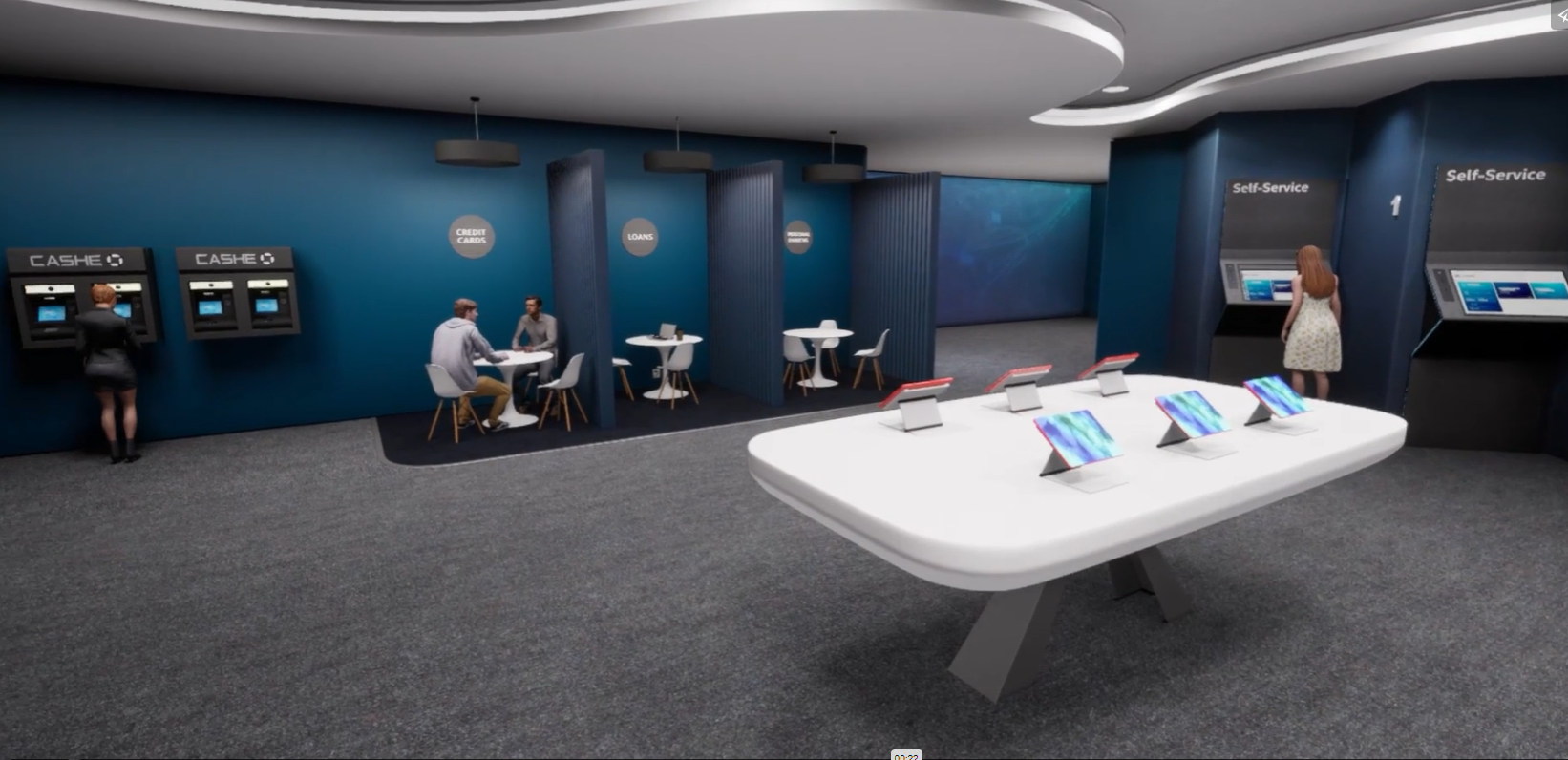 Digital Twin of a Bank